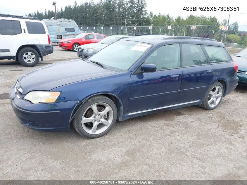 4S3BP626X67308351 2006 Subaru Legacy 2.5I/2.5I Limited