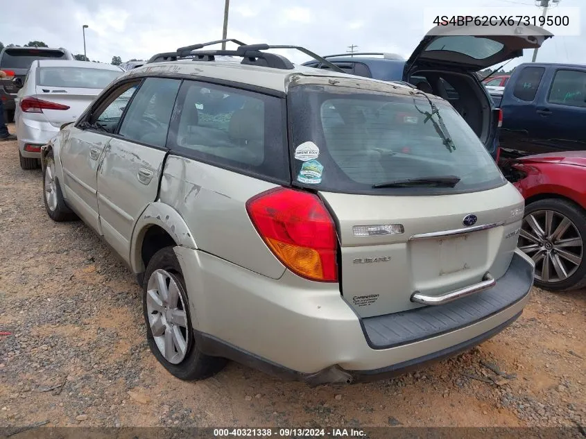 4S4BP62CX67319500 2006 Subaru Legacy Outback 2.5I Limited