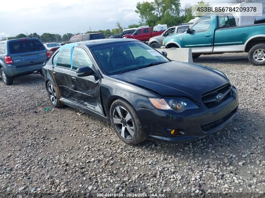 2008 Subaru Legacy 3.0R Limited VIN: 4S3BL856784209378 Lot: 40418189