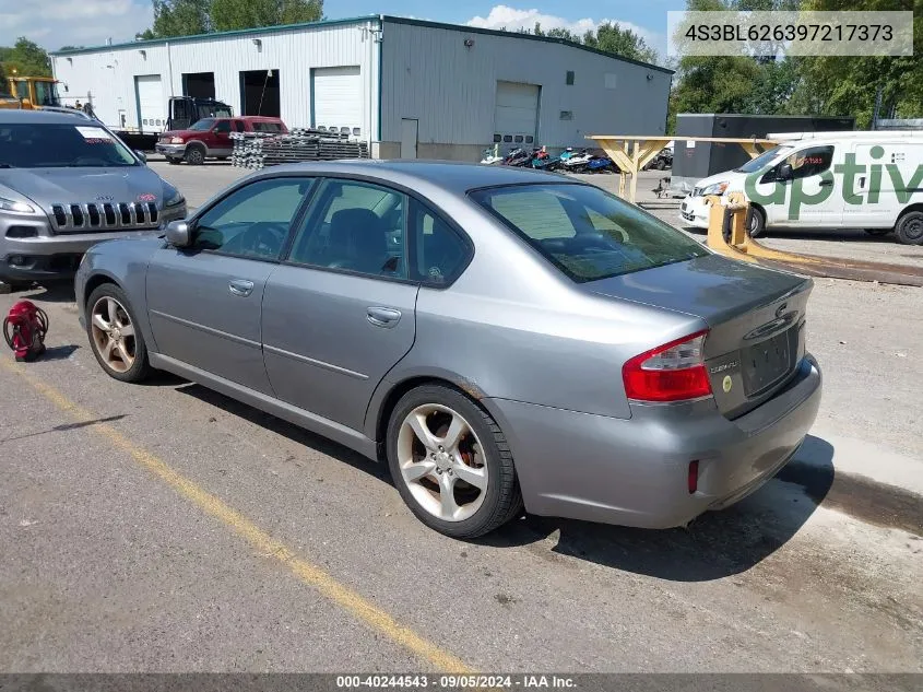 2009 Subaru Legacy 2.5I Limited VIN: 4S3BL626397217373 Lot: 40244543