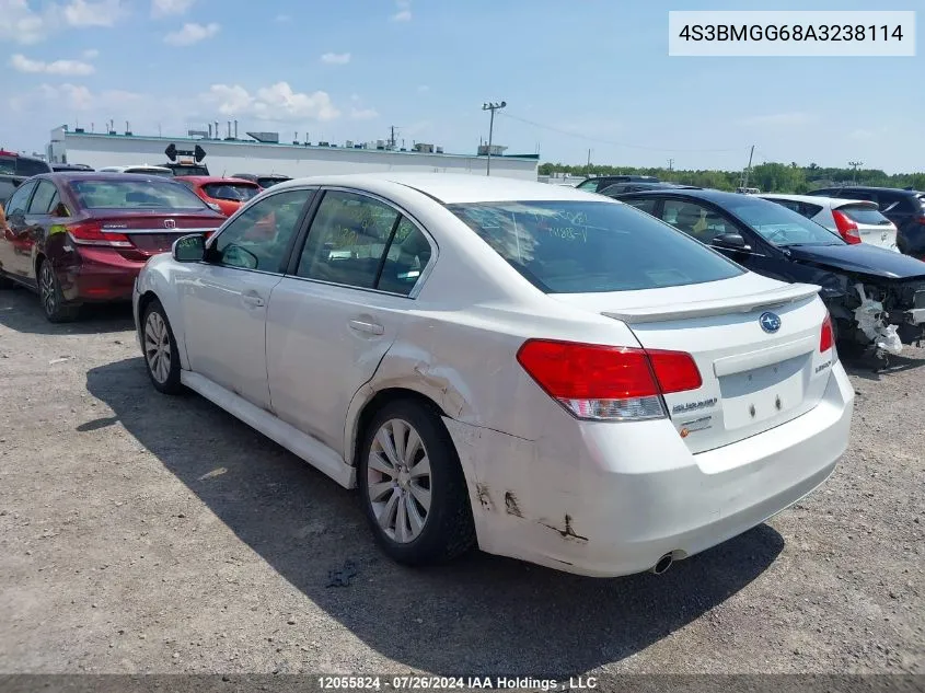 2010 Subaru Legacy 2.5I Premium VIN: 4S3BMGG68A3238114 Lot: 12055824