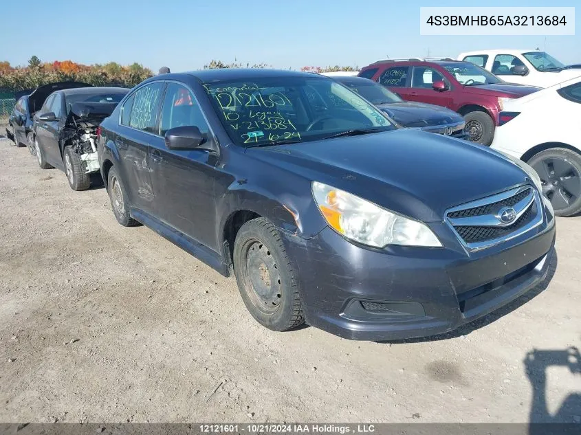 2010 Subaru Legacy VIN: 4S3BMHB65A3213684 Lot: 12121601