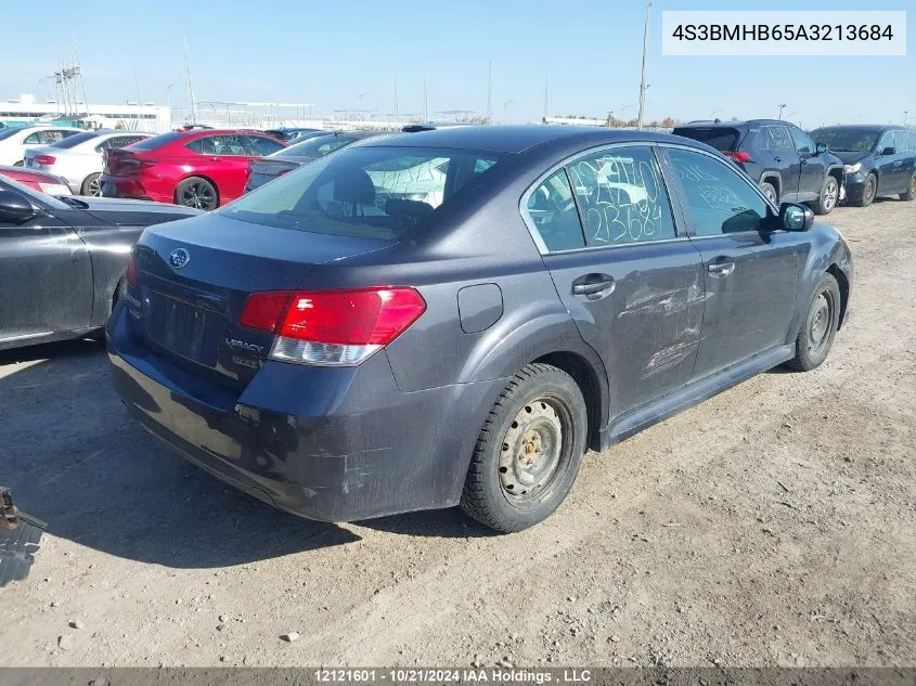 2010 Subaru Legacy VIN: 4S3BMHB65A3213684 Lot: 12121601