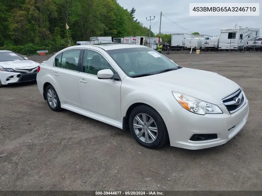 2010 Subaru Legacy 2.5I Premium VIN: 4S3BMBG65A3246710 Lot: 39444677