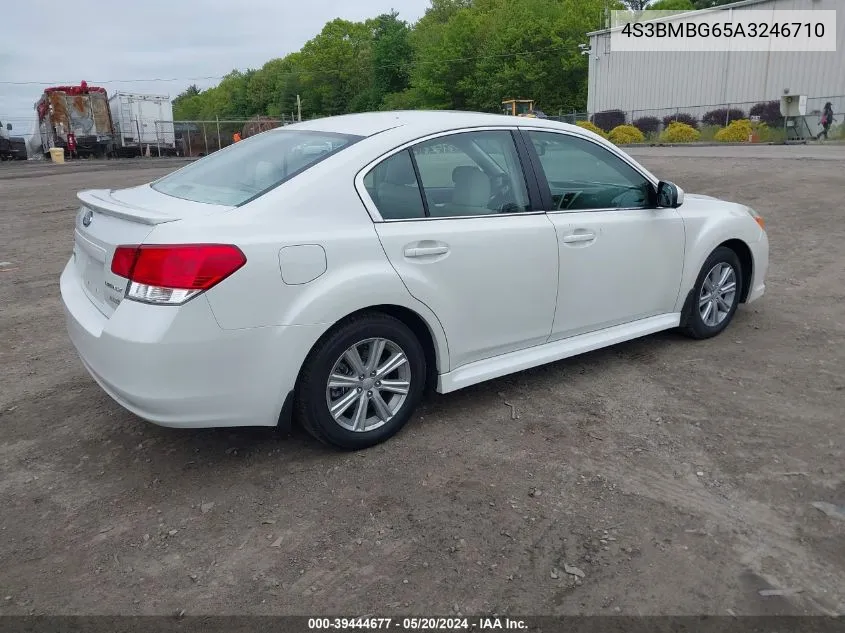 2010 Subaru Legacy 2.5I Premium VIN: 4S3BMBG65A3246710 Lot: 39444677