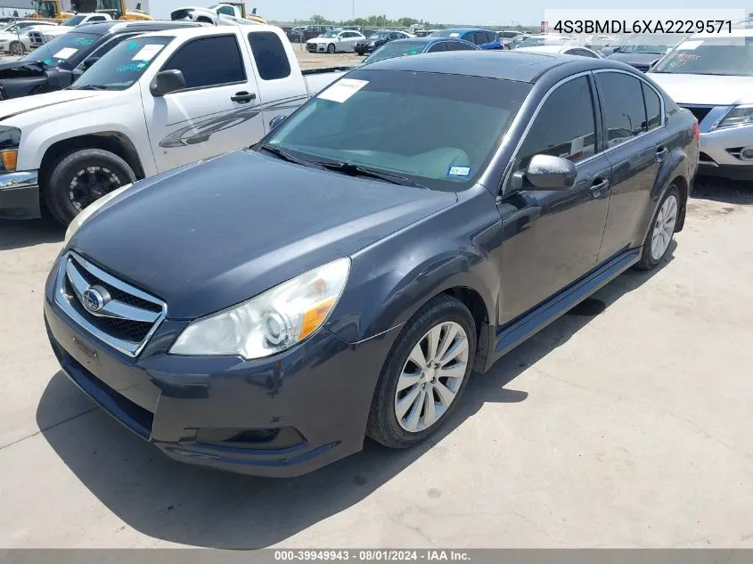 2010 Subaru Legacy 3.6R Limited VIN: 4S3BMDL6XA2229571 Lot: 39949943