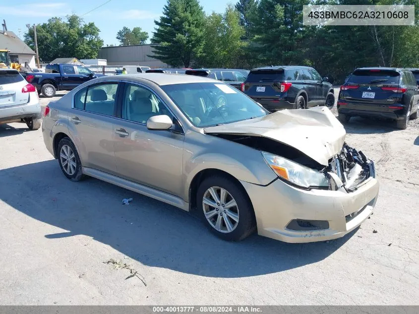 2010 Subaru Legacy 2.5I Premium VIN: 4S3BMBC62A3210608 Lot: 40013777