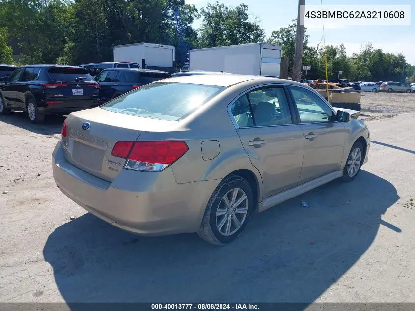 4S3BMBC62A3210608 2010 Subaru Legacy 2.5I Premium