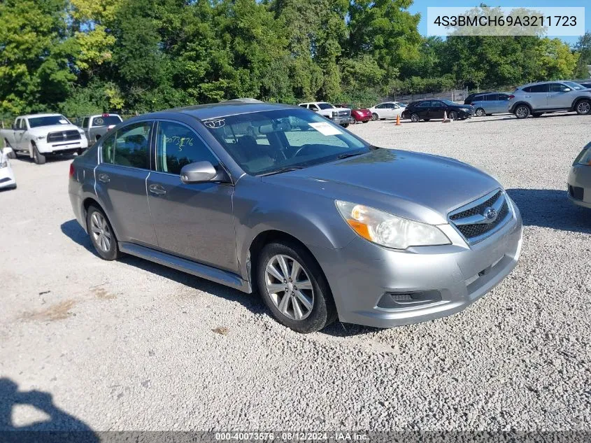 2010 Subaru Legacy 2.5I Premium VIN: 4S3BMCH69A3211723 Lot: 40073576