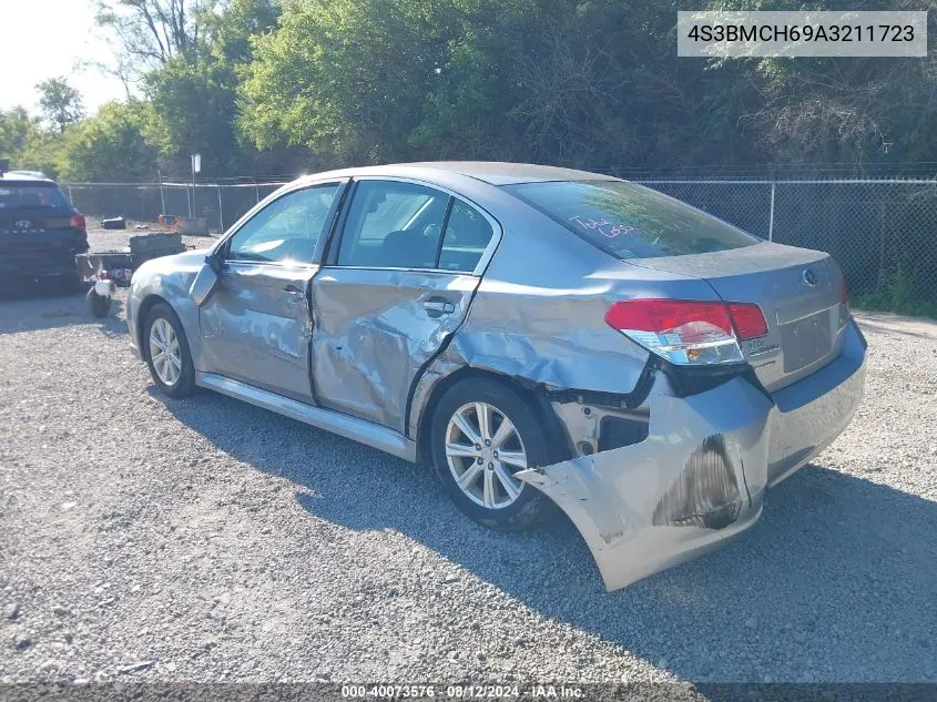 4S3BMCH69A3211723 2010 Subaru Legacy 2.5I Premium