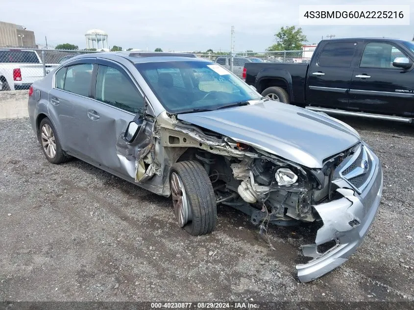 2010 Subaru Legacy 3.6R Premium VIN: 4S3BMDG60A2225216 Lot: 40230877