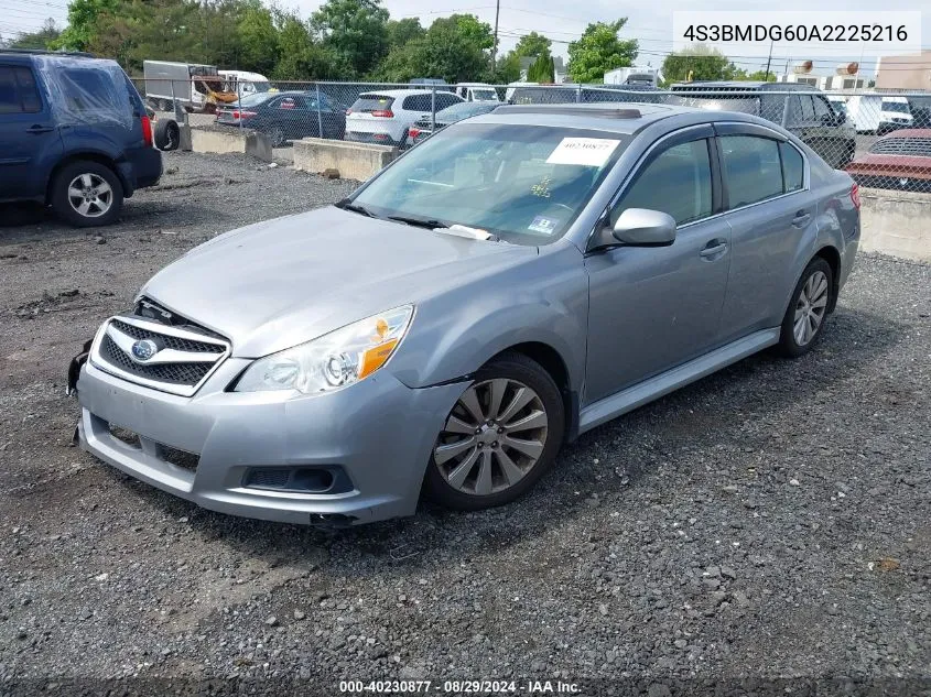 2010 Subaru Legacy 3.6R Premium VIN: 4S3BMDG60A2225216 Lot: 40230877