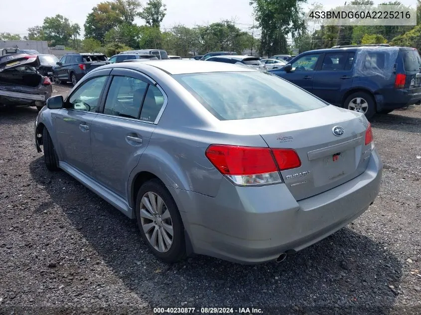 2010 Subaru Legacy 3.6R Premium VIN: 4S3BMDG60A2225216 Lot: 40230877