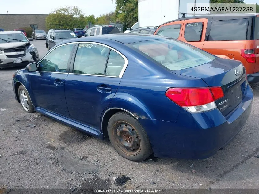 2010 Subaru Legacy 2.5I VIN: 4S3BMAA68A1237238 Lot: 40372157