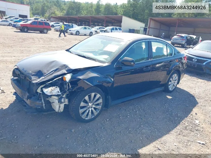 2010 Subaru Legacy 2.5I Limited VIN: 4S3BMBK68A3244926 Lot: 40373401