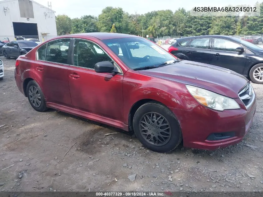 2010 Subaru Legacy 2.5I (Cvt) VIN: 4S3BMBA68A3245012 Lot: 40377329