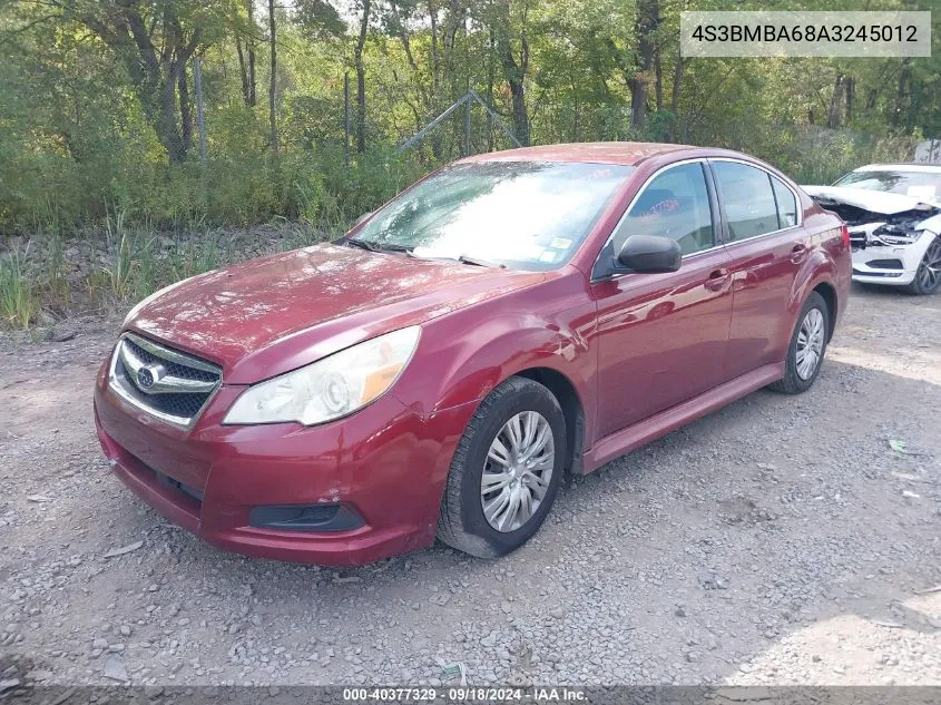 2010 Subaru Legacy 2.5I (Cvt) VIN: 4S3BMBA68A3245012 Lot: 40377329