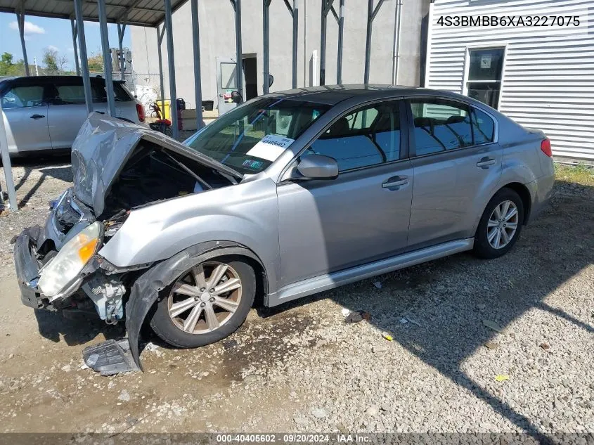 2010 Subaru Legacy 2.5I Premium VIN: 4S3BMBB6XA3227075 Lot: 40405602