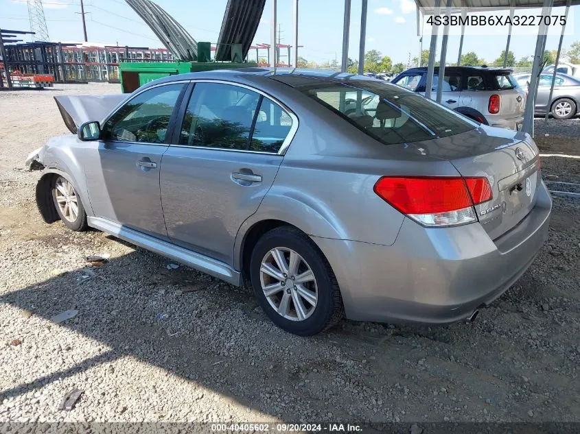 2010 Subaru Legacy 2.5I Premium VIN: 4S3BMBB6XA3227075 Lot: 40405602