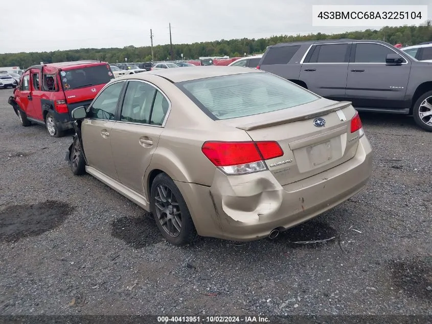 2010 Subaru Legacy 2.5I Premium VIN: 4S3BMCC68A3225104 Lot: 40413951