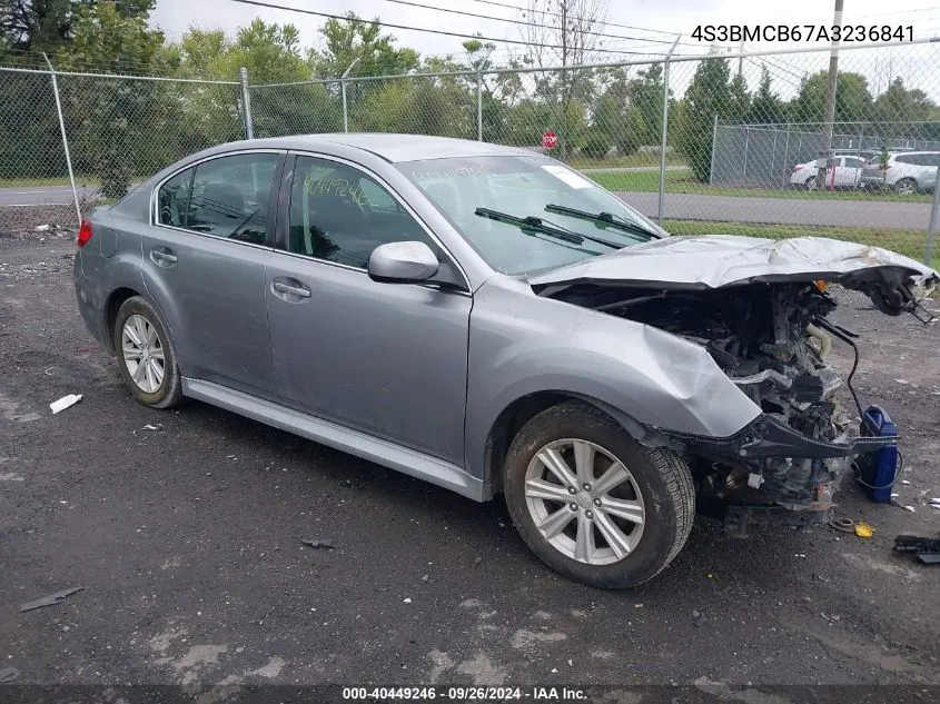 2010 Subaru Legacy 2.5I Premium VIN: 4S3BMCB67A3236841 Lot: 40449246