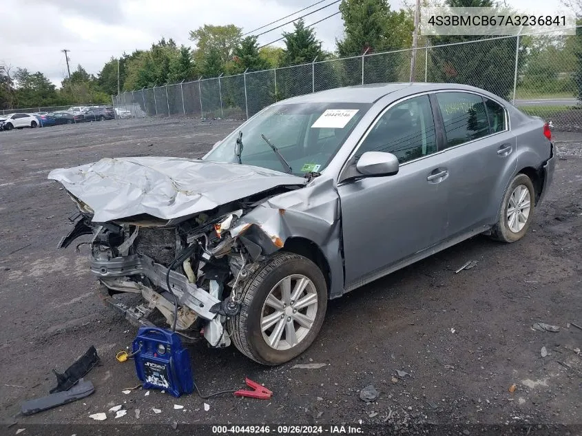 2010 Subaru Legacy 2.5I Premium VIN: 4S3BMCB67A3236841 Lot: 40449246