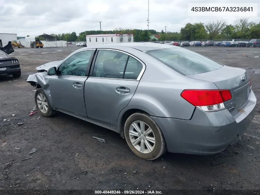 2010 Subaru Legacy 2.5I Premium VIN: 4S3BMCB67A3236841 Lot: 40449246