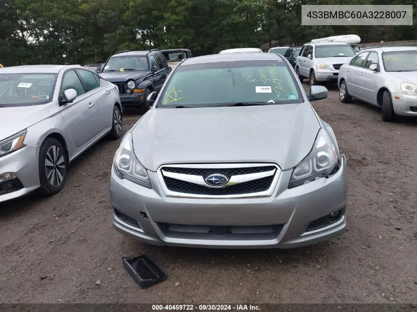 2010 Subaru Legacy 2.5I Premium VIN: 4S3BMBC60A3228007 Lot: 40459722