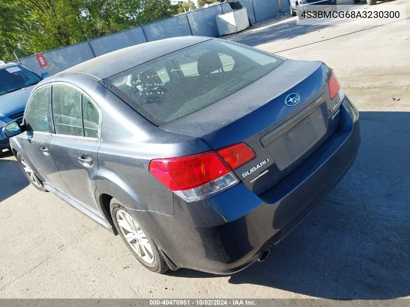 2010 Subaru Legacy 2.5I Premium VIN: 4S3BMCG68A3230300 Lot: 40470951