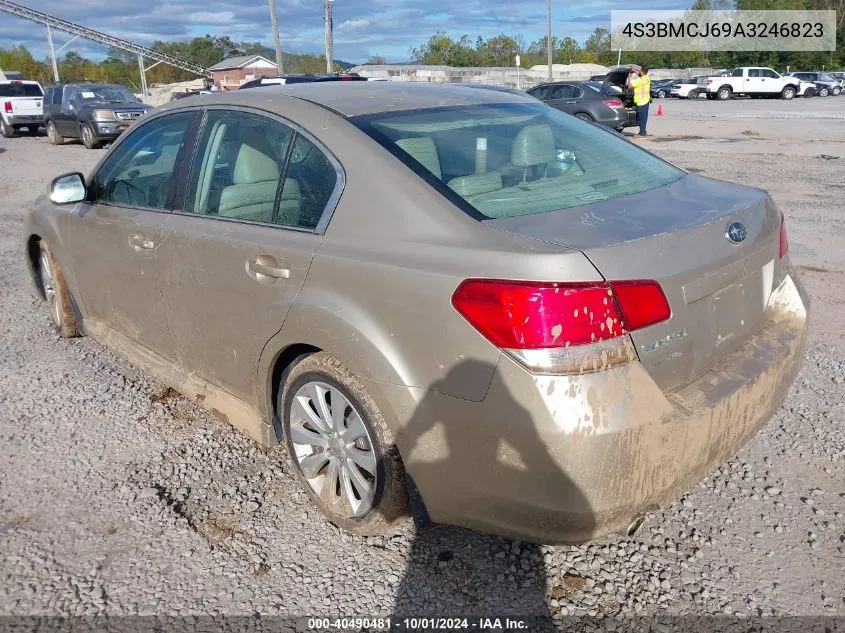 2010 Subaru Legacy 2.5I Limited VIN: 4S3BMCJ69A3246823 Lot: 40490481