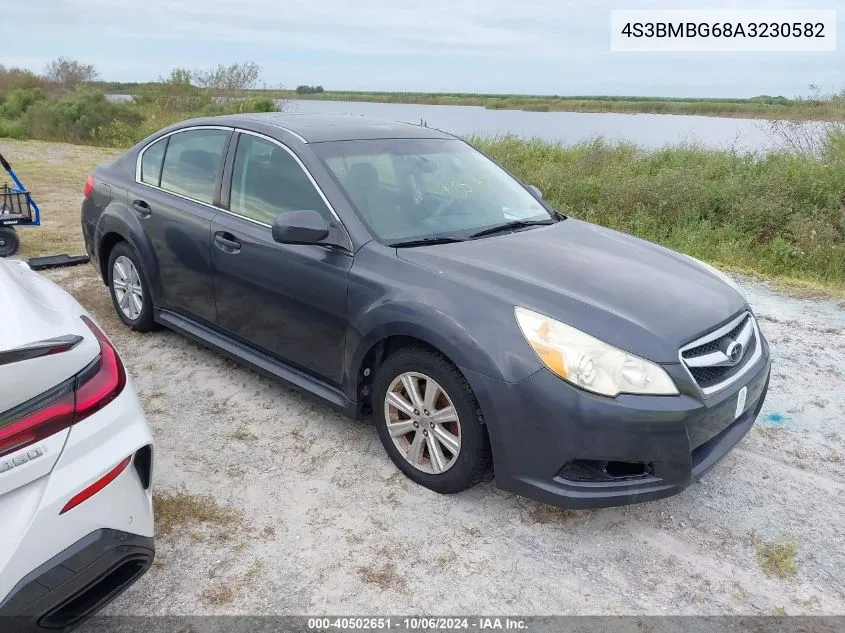 2010 Subaru Legacy 2.5I Premium VIN: 4S3BMBG68A3230582 Lot: 40502651