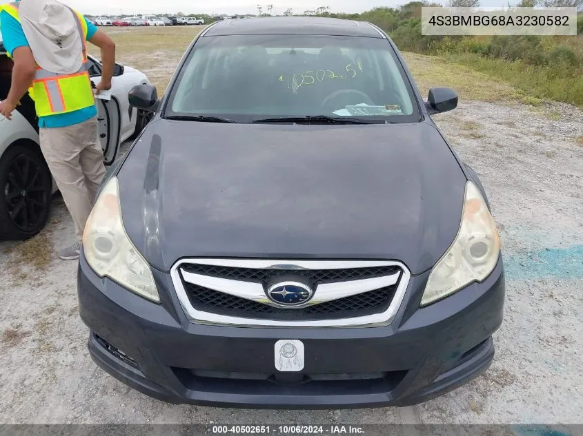 2010 Subaru Legacy 2.5I Premium VIN: 4S3BMBG68A3230582 Lot: 40502651