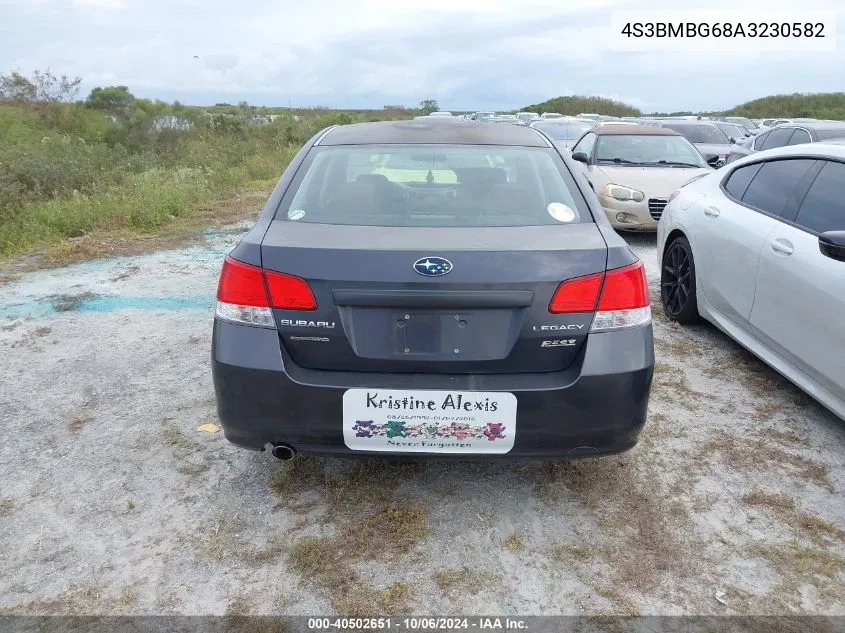 2010 Subaru Legacy 2.5I Premium VIN: 4S3BMBG68A3230582 Lot: 40502651