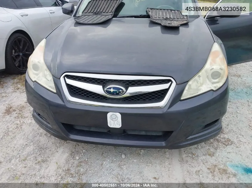 2010 Subaru Legacy 2.5I Premium VIN: 4S3BMBG68A3230582 Lot: 40502651