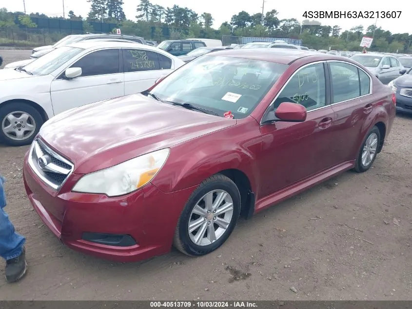 2010 Subaru Legacy 2.5I Premium VIN: 4S3BMBH63A3213607 Lot: 40513709