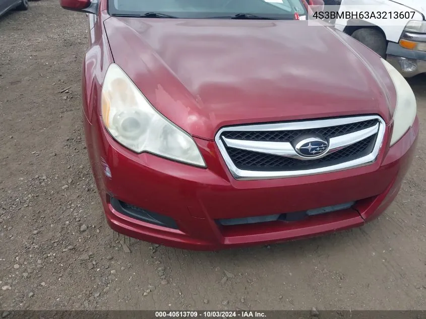 2010 Subaru Legacy 2.5I Premium VIN: 4S3BMBH63A3213607 Lot: 40513709