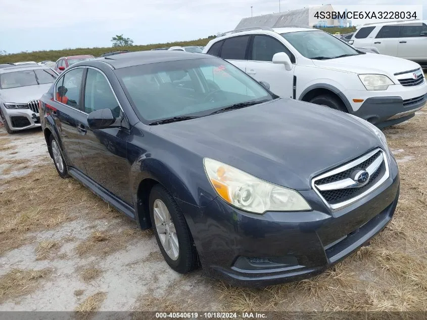 2010 Subaru Legacy 2.5I Premium VIN: 4S3BMCE6XA3228034 Lot: 40540619