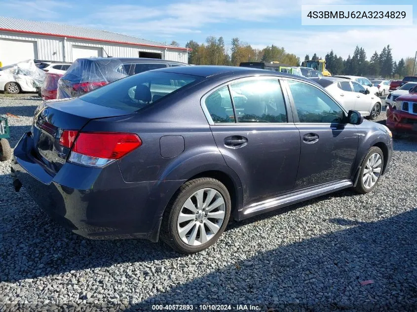 2010 Subaru Legacy 2.5I Limited VIN: 4S3BMBJ62A3234829 Lot: 40572893