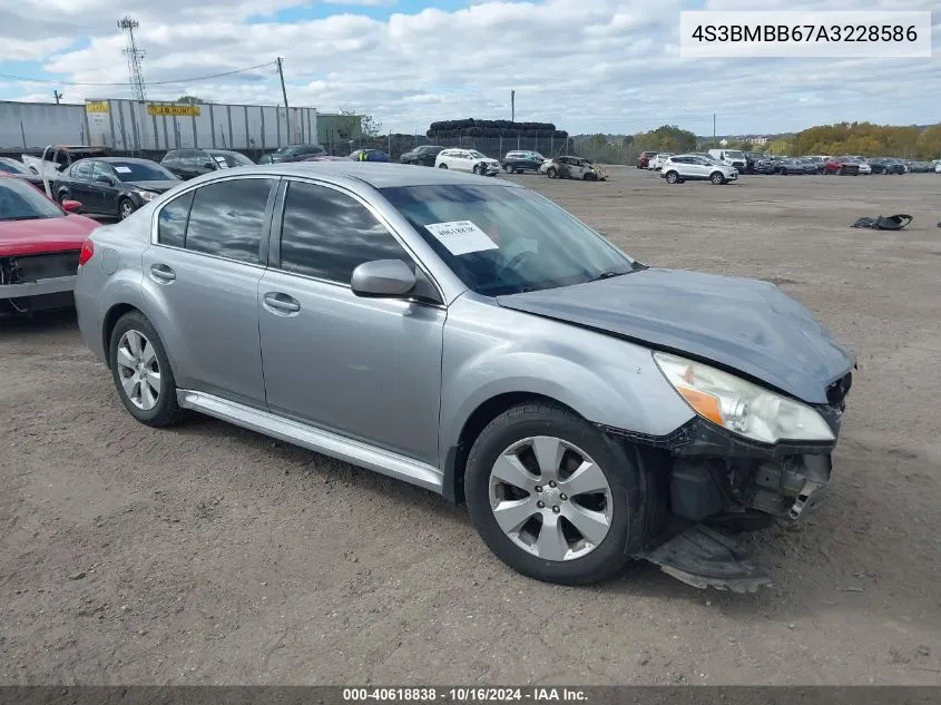 2010 Subaru Legacy 2.5I Premium VIN: 4S3BMBB67A3228586 Lot: 40618838