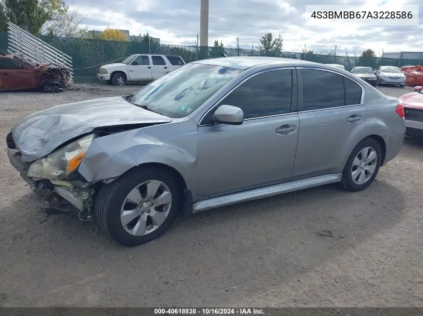 2010 Subaru Legacy 2.5I Premium VIN: 4S3BMBB67A3228586 Lot: 40618838