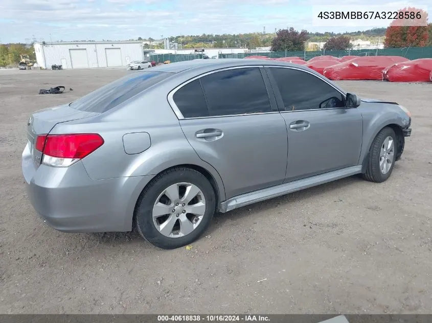 2010 Subaru Legacy 2.5I Premium VIN: 4S3BMBB67A3228586 Lot: 40618838