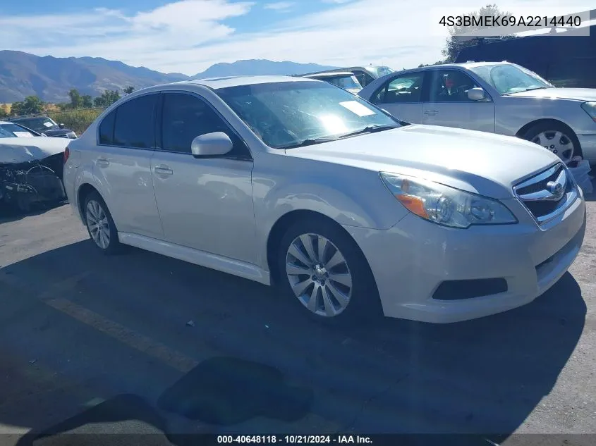 2010 Subaru Legacy 3.6R Limited VIN: 4S3BMEK69A2214440 Lot: 40648118