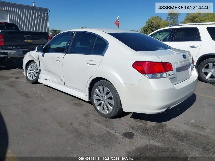 2010 Subaru Legacy 3.6R Limited VIN: 4S3BMEK69A2214440 Lot: 40648118