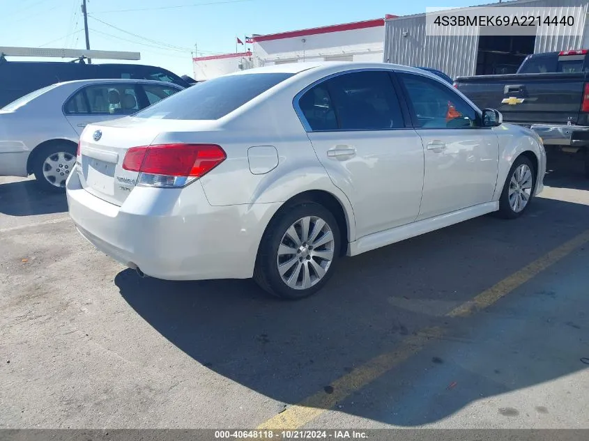 2010 Subaru Legacy 3.6R Limited VIN: 4S3BMEK69A2214440 Lot: 40648118