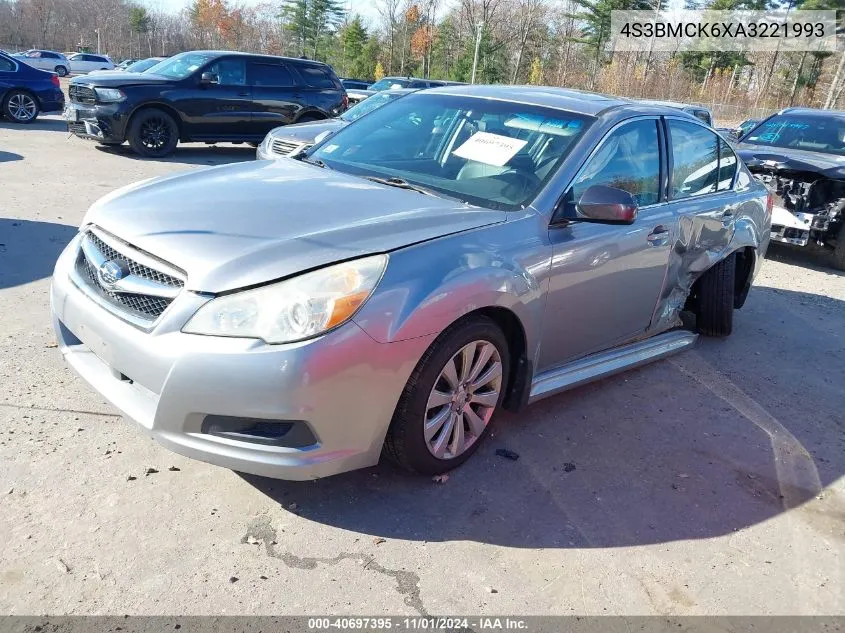 2010 Subaru Legacy 2.5I Limited VIN: 4S3BMCK6XA3221993 Lot: 40697395