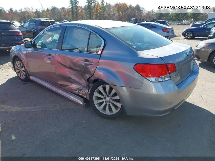 2010 Subaru Legacy 2.5I Limited VIN: 4S3BMCK6XA3221993 Lot: 40697395