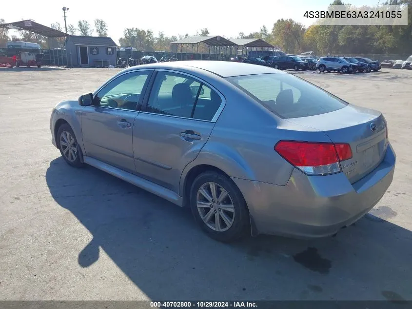 2010 Subaru Legacy 2.5I Premium VIN: 4S3BMBE63A3241055 Lot: 40702800