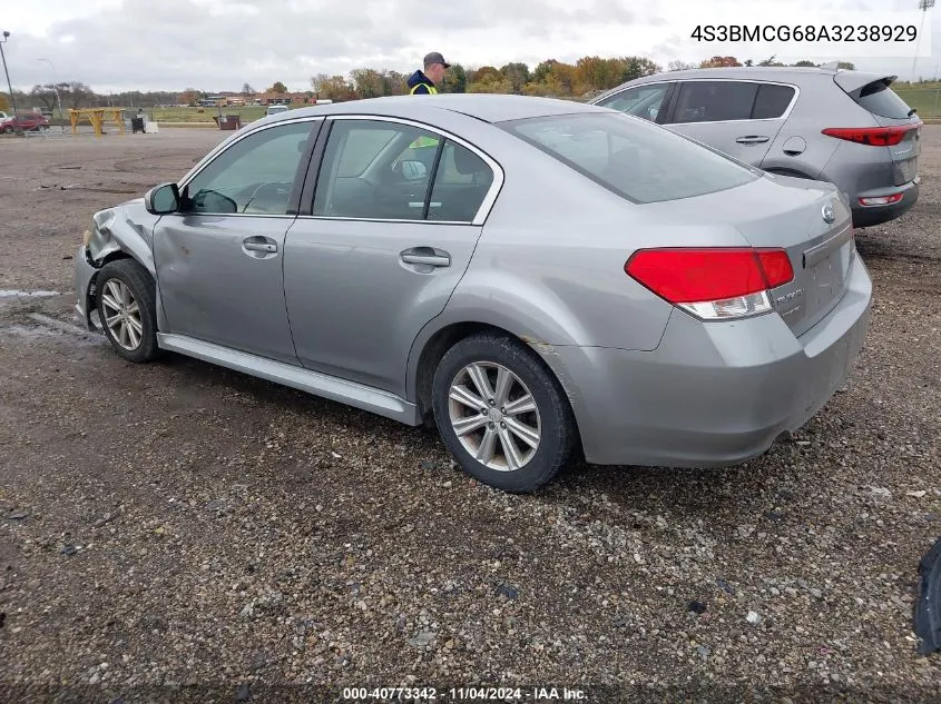 2010 Subaru Legacy 2.5I Premium VIN: 4S3BMCG68A3238929 Lot: 40773342