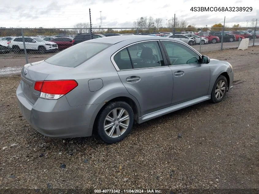 2010 Subaru Legacy 2.5I Premium VIN: 4S3BMCG68A3238929 Lot: 40773342