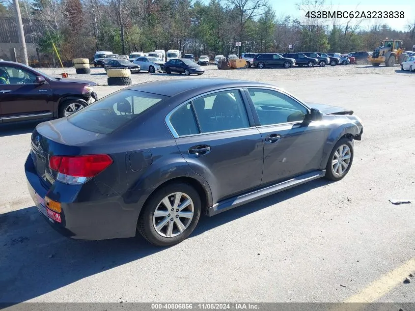 2010 Subaru Legacy 2.5I Premium VIN: 4S3BMBC62A3233838 Lot: 40806856